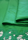 Хлопок вышивка зеленый кружевная кайма (DG-6719) фото 4