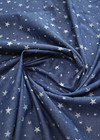 Именной джинс хлопок звезды на синем (DG-6129) фото 3