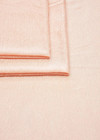 Трикотаж мерсеризированный лен персик фото 3