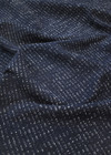 Джерси шерсть синий в полоску (FF-4829) фото 2