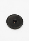 Пуговица черная эмаль с золотым логотипом Шанель 29 мм фото 3