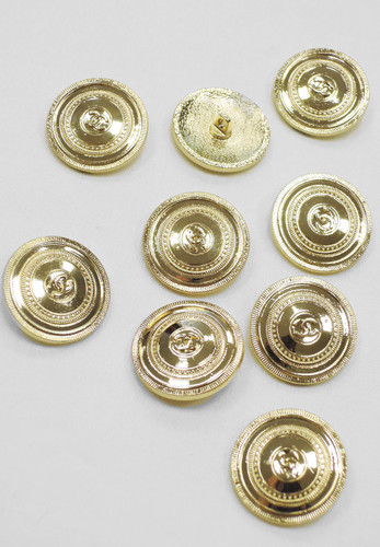 Дизайнерская пуговица металл золото Chanel 29 мм