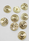 Дизайнерская пуговица металл золото Chanel 29 мм фото 1