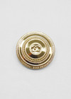 Дизайнерская пуговица металл золото Chanel 29 мм фото 2