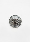 Пуговица металл серебро с логотипом Шанель фото 2