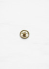 Пуговица бежевая с золотым логотипом Chanel 18 мм фото 3
