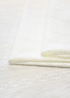 Именная вышивка хлопок молочно-белая цветы полоска (FF-2039) фото 3