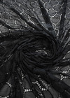 Вышивка на шелке черная в горох (DG-5239) фото 2