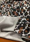 Трикотаж джерси серый с леопардовым принтом (0007) фото 1