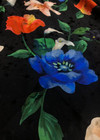 Жаккардовый шелк с цветочным принтом (00016) фото 2