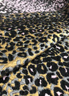 Жаккард с леопардовым рисунком золотисто-черный (00058) фото 2