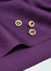 Шерстяной жаккард в насыщенном пурпурно-свекольном цвете (00062) фото 1