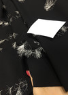 Креп-вискоза черная с фактурным нитяным рисунком (00064) фото 3