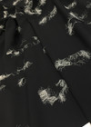 Креп-вискоза черная с фактурным нитяным рисунком (00064) фото 4