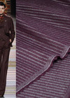 Плательно-костюмная шерсть бордо в полоску (00095) фото 1