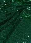 Вышивка пайетками на трикотаже в зеленом цвете (00131) фото 2