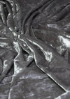 Муаровый бархат серого цвета на трикотажной основе (00152) фото 3
