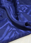 Жаккардовый шелк в темно-синем цвете (00167) фото 4