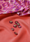 Пальтовая шерсть с кашемиром в коралловом цвете Louis Vuitton (00247) фото 4