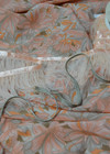 Шелковый крепдешин в персиковых оттенках (00274) фото 1