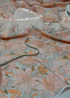 Шелковый крепдешин в персиковых оттенках (00274) фото 3