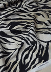 Натуральный шелк с принтом зебры (00284) фото 1