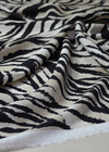 Натуральный шелк с принтом зебры (00284) фото 2
