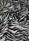 Натуральный шелк с принтом зебры (00284) фото 3