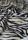 Натуральный шелк с принтом зебры (00284) фото 4