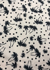 Шелковый батист с мелким рисунком в черно-белой гамме (00292) фото 4