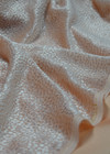 Бархат-деворе на шифоновой основе в пастельном персиковом цвете (00324) фото 2