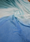 Батист омбре лазурно-голубой с купонной вышивкой (00385) фото 4