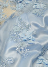 Сетка с вышивкой в нежно-голубом оттенке (00387) фото 3