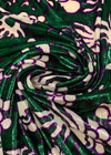 Бархат с мерцающим ворсом в зелено-фиолетовых оттенках (00413) фото 2