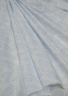 Хлопок белый с мелким нежно-голубым принтом (00484) фото 1