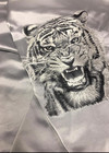 Атлас Kenzo с купонным рисунком с вышивкой тигра фото 3