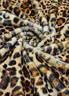 Леопардовый экомех коричневый с бежевым фото 2