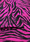 Итальянский шелк стрейч тигр фуксия (DG-86411) фото 3
