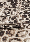 Креп шелк натуральный стрейчевый коричневый жираф (DG-07411) фото 3